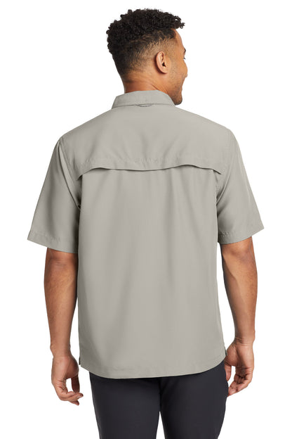 Eddie Bauer Short Sleeve Performance Fishing Shirt EB602 Driftwood