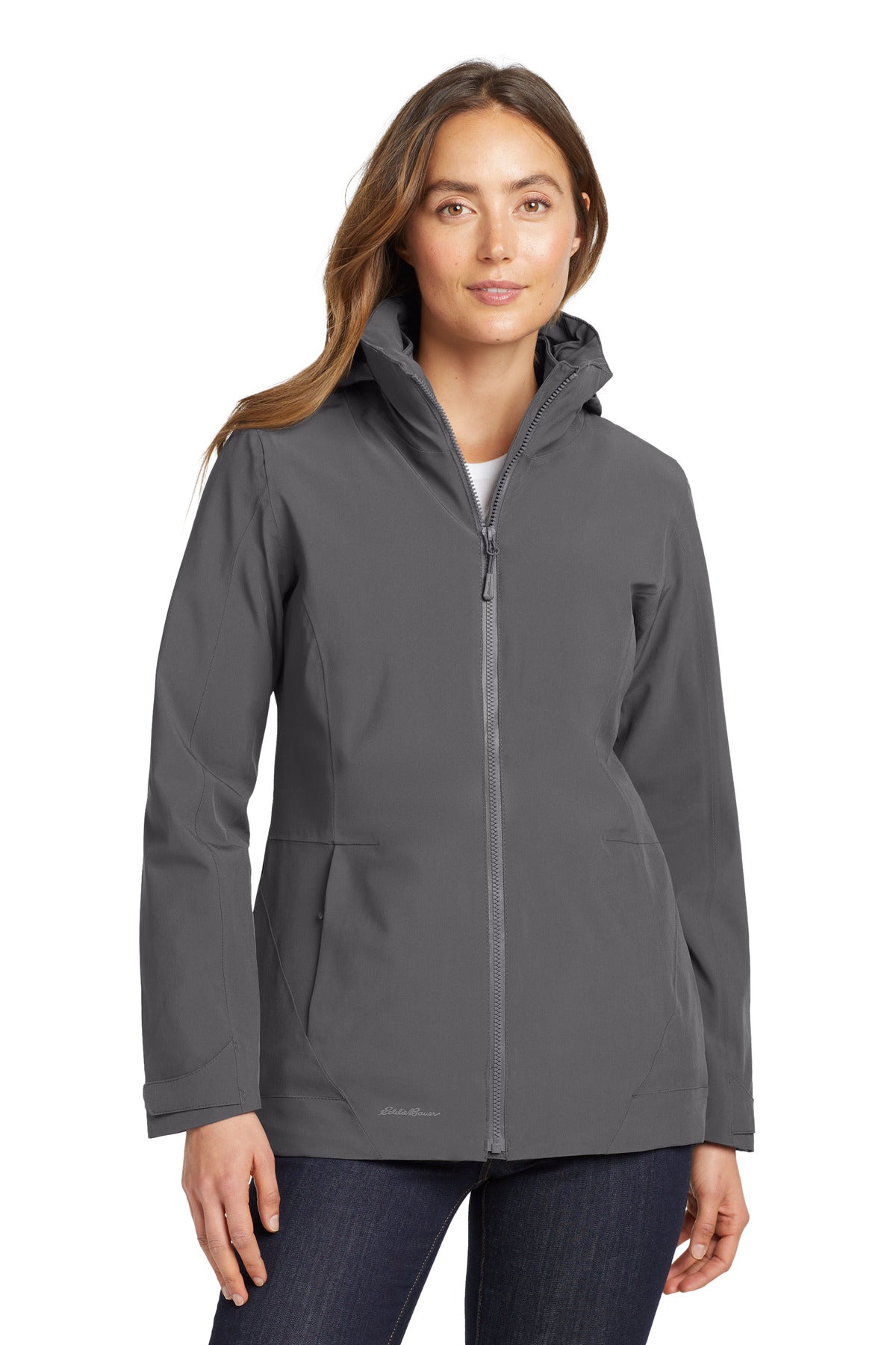 Eddie Bauer Women's WeatherEdge 3-in-1 Jacket EB657 Grey Steel/Metal Grey
