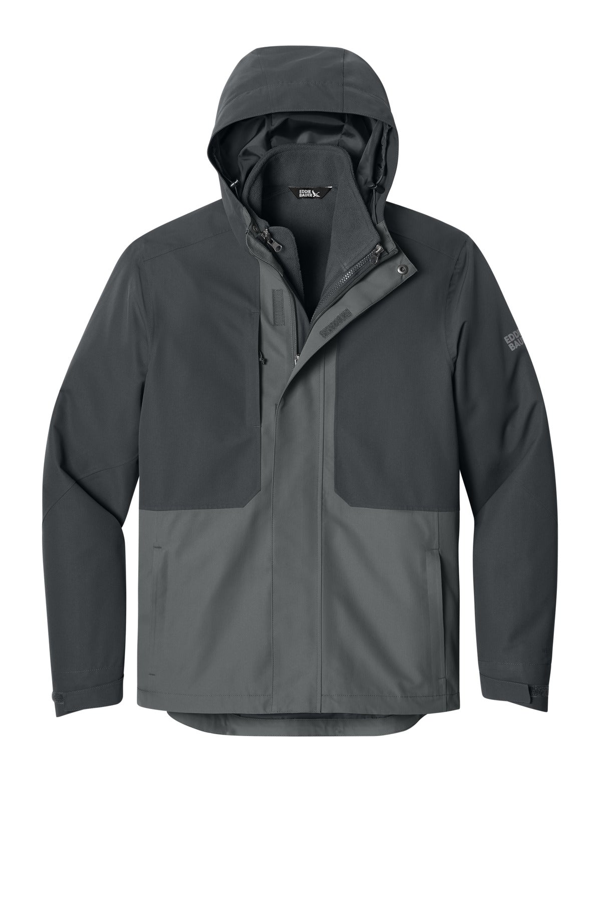 Eddie Bauer WeatherEdge Ridge 3-in-1 Jacket EB658 Grey Steel/Metal Grey