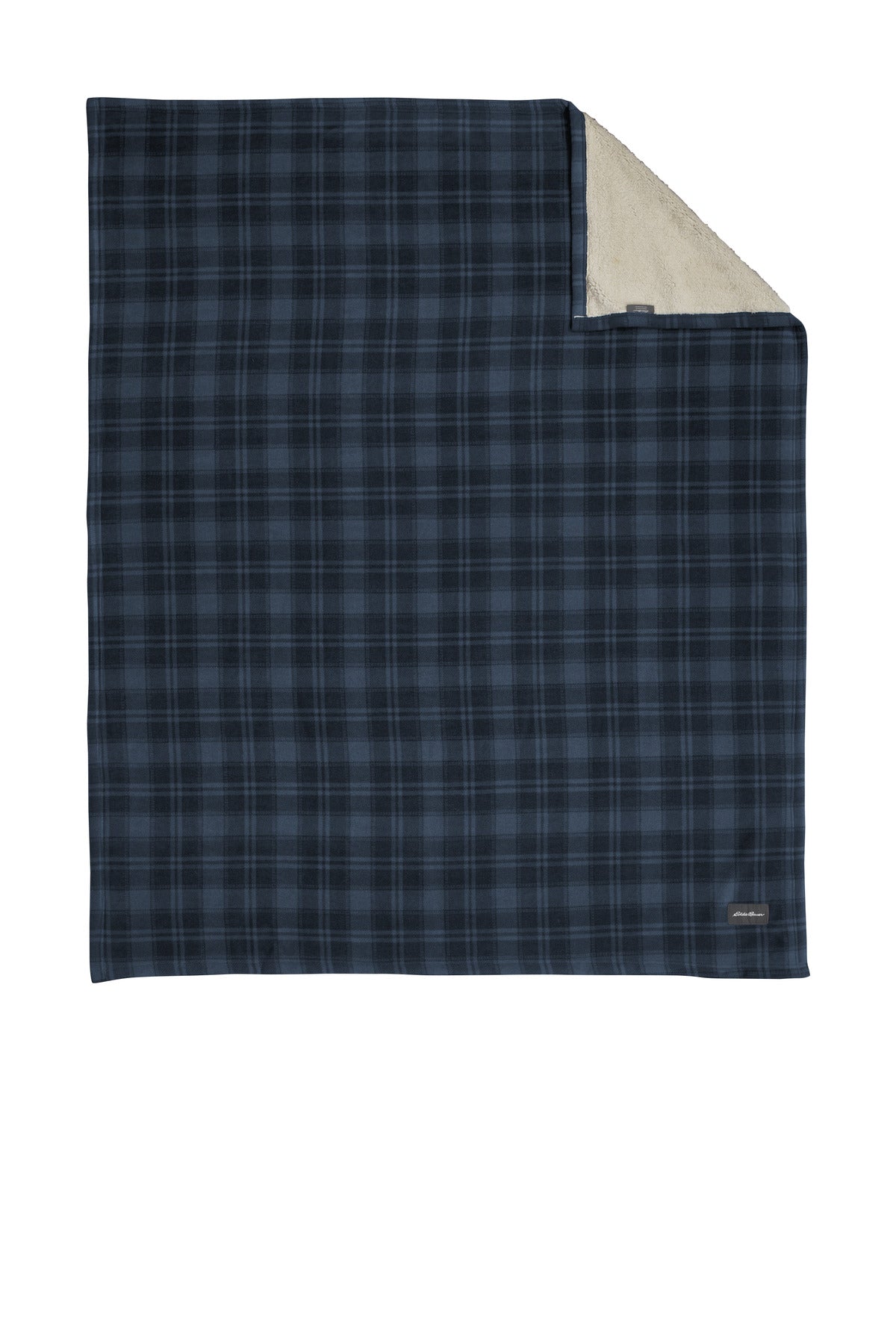 Eddie Bauer Woodland Blanket EB750 River Blue Navy/Bone