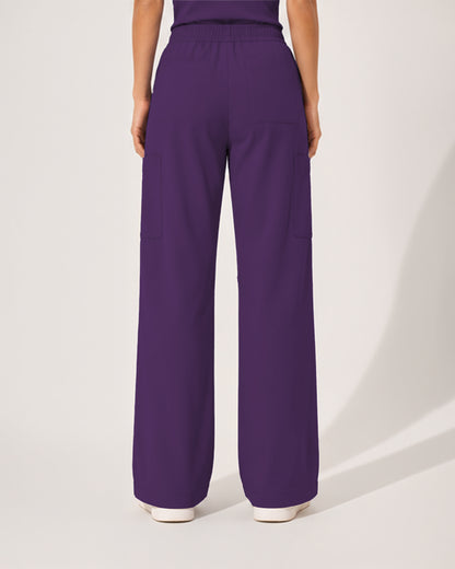 Foundry Women's 2205 Sierra 5 Pocket Wide Leg Pant Eggplant