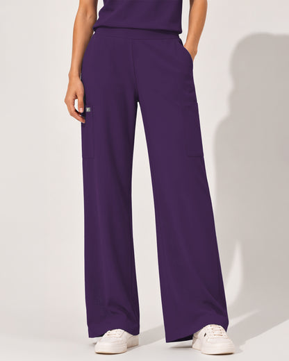 Foundry Women's 2205 Sierra 5 Pocket Wide Leg Pant Eggplant