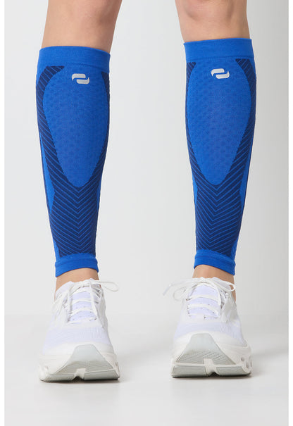Infinity Legwear ELECTRIC Unisex Calf Sleeve 10-15 mmHg Compression Royal/Navy