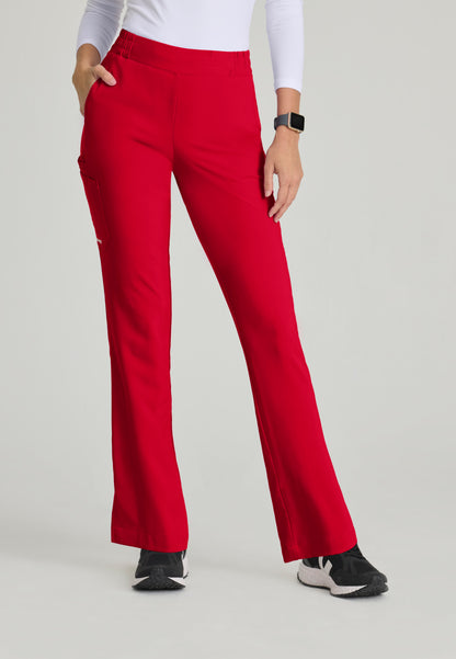 Greys Anatomy Evolve GSSP627 Cosmo Scrub Pants True Red