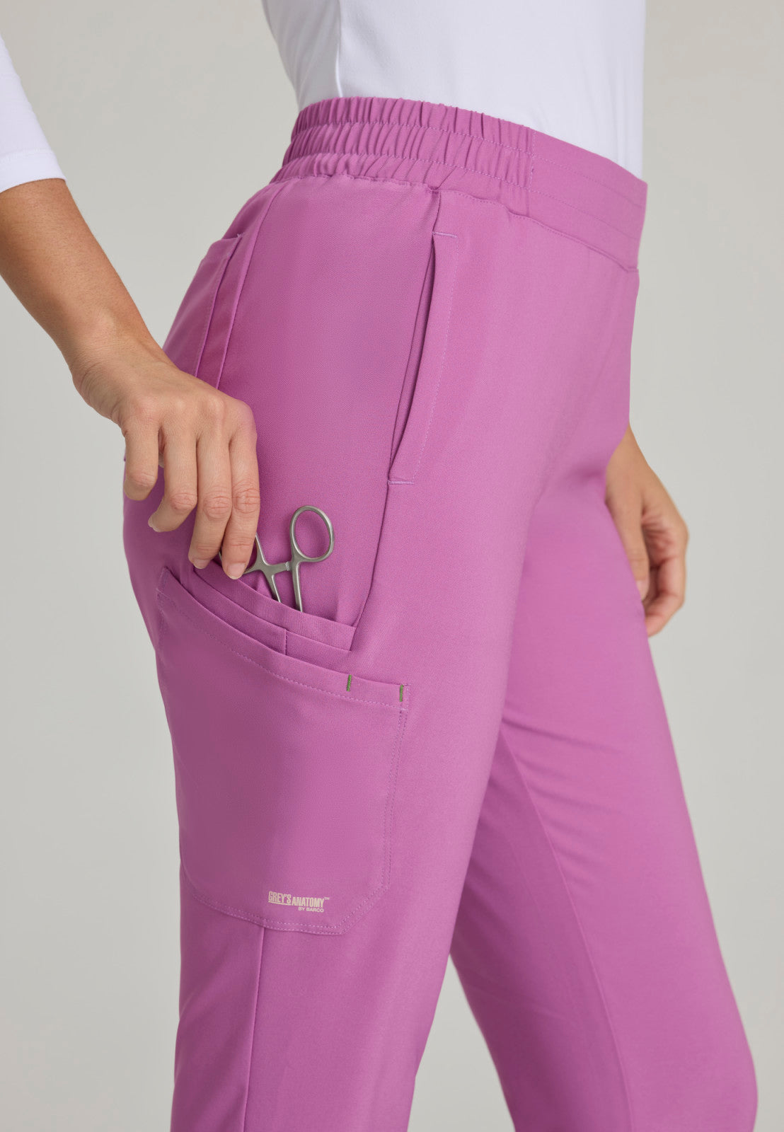 Greys Anatomy Evolve GSSP627 Cosmo Scrub Pants Twilight Mauve