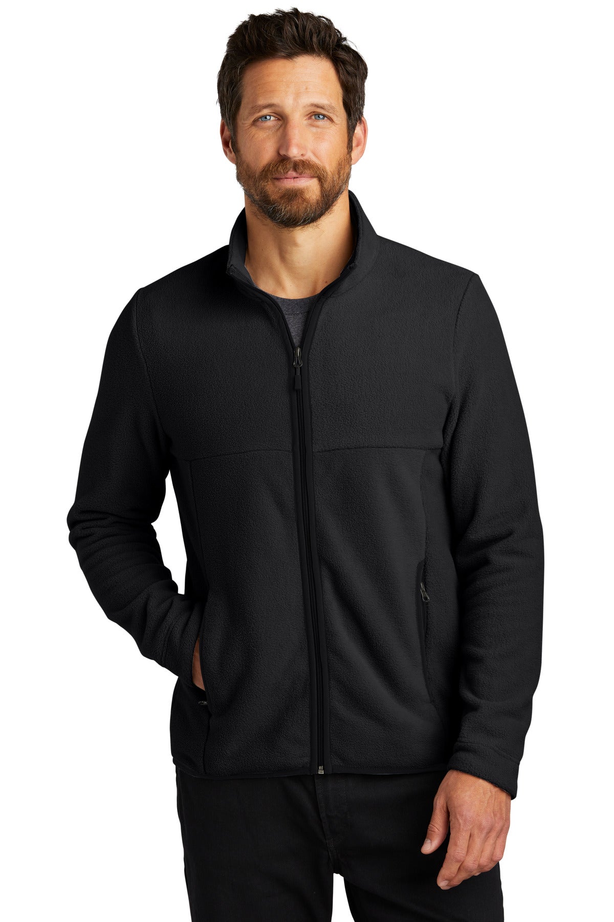 Port Authority Connection Fleece Jacket F110 Deep Black