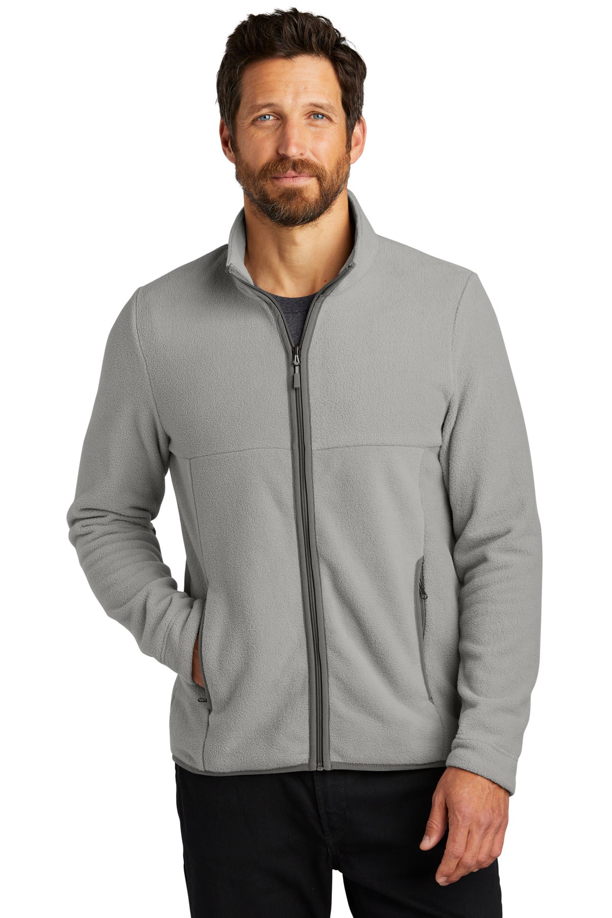 Port Authority Connection Fleece Jacket F110 Gusty Grey