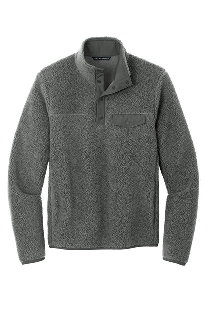 Port Authority Camp Fleece Snap Pullover F140 Grey Steel