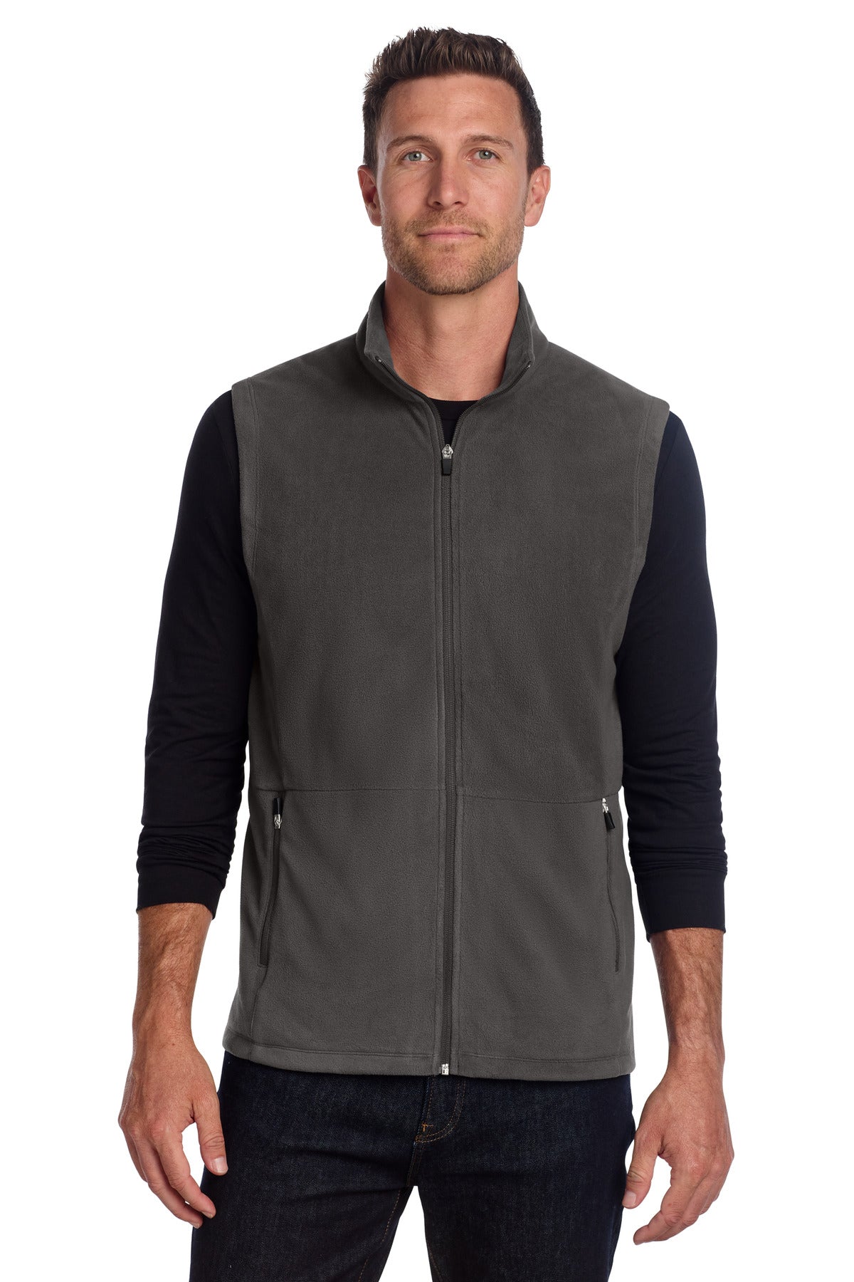 Port Authority Accord Microfleece Vest F152 Pewter