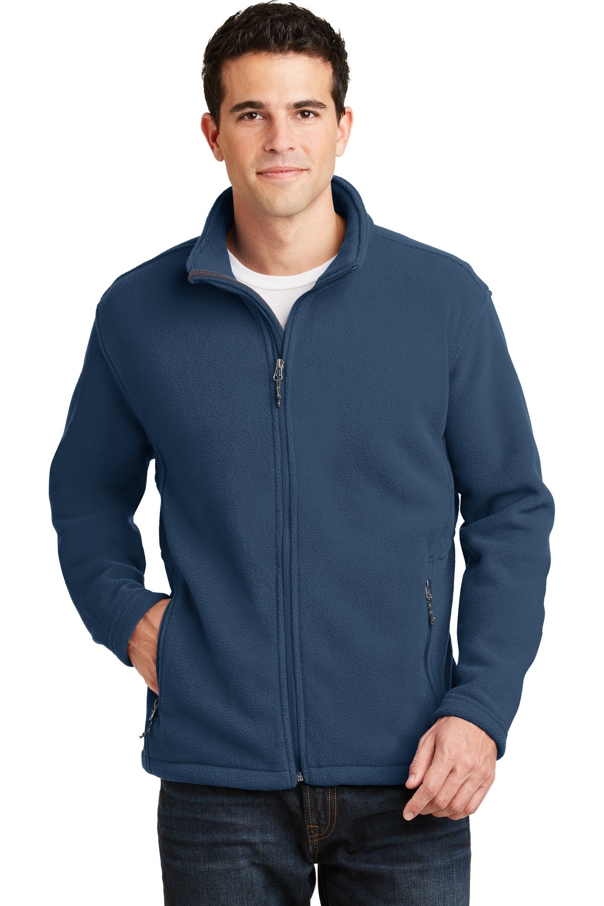 Port Authority Value Fleece Jacket. F217 Insignia Blue