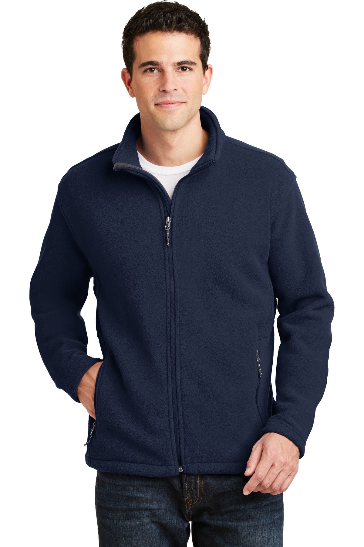 Port Authority Value Fleece Jacket. F217 True Navy