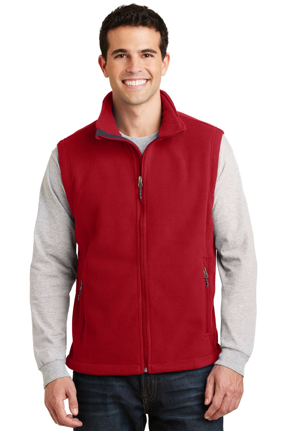 Port Authority Value Fleece Vest. F219 True Red