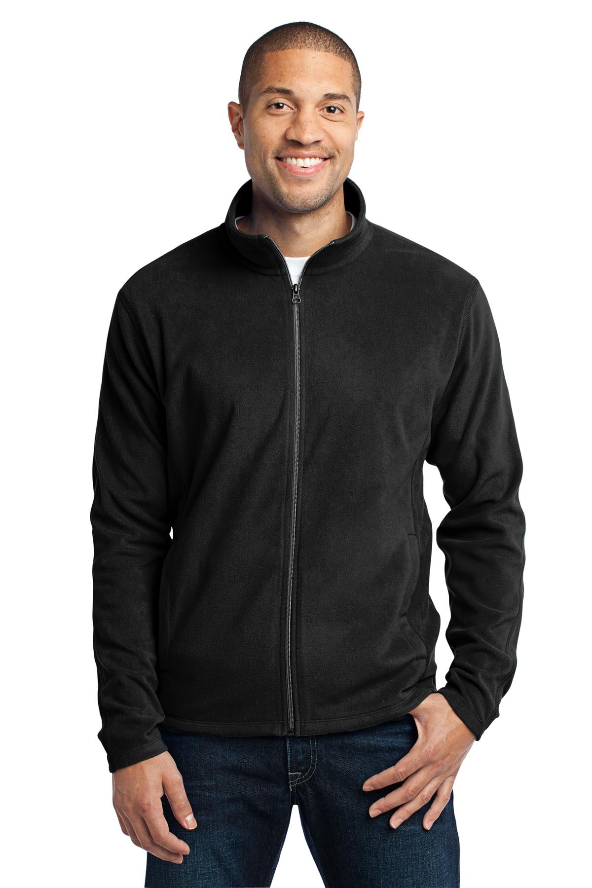 Port Authority Microfleece Jacket. F223 Black