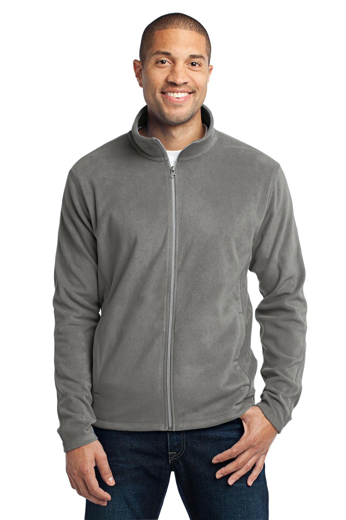 Port Authority Microfleece Jacket. F223 Pearl Grey