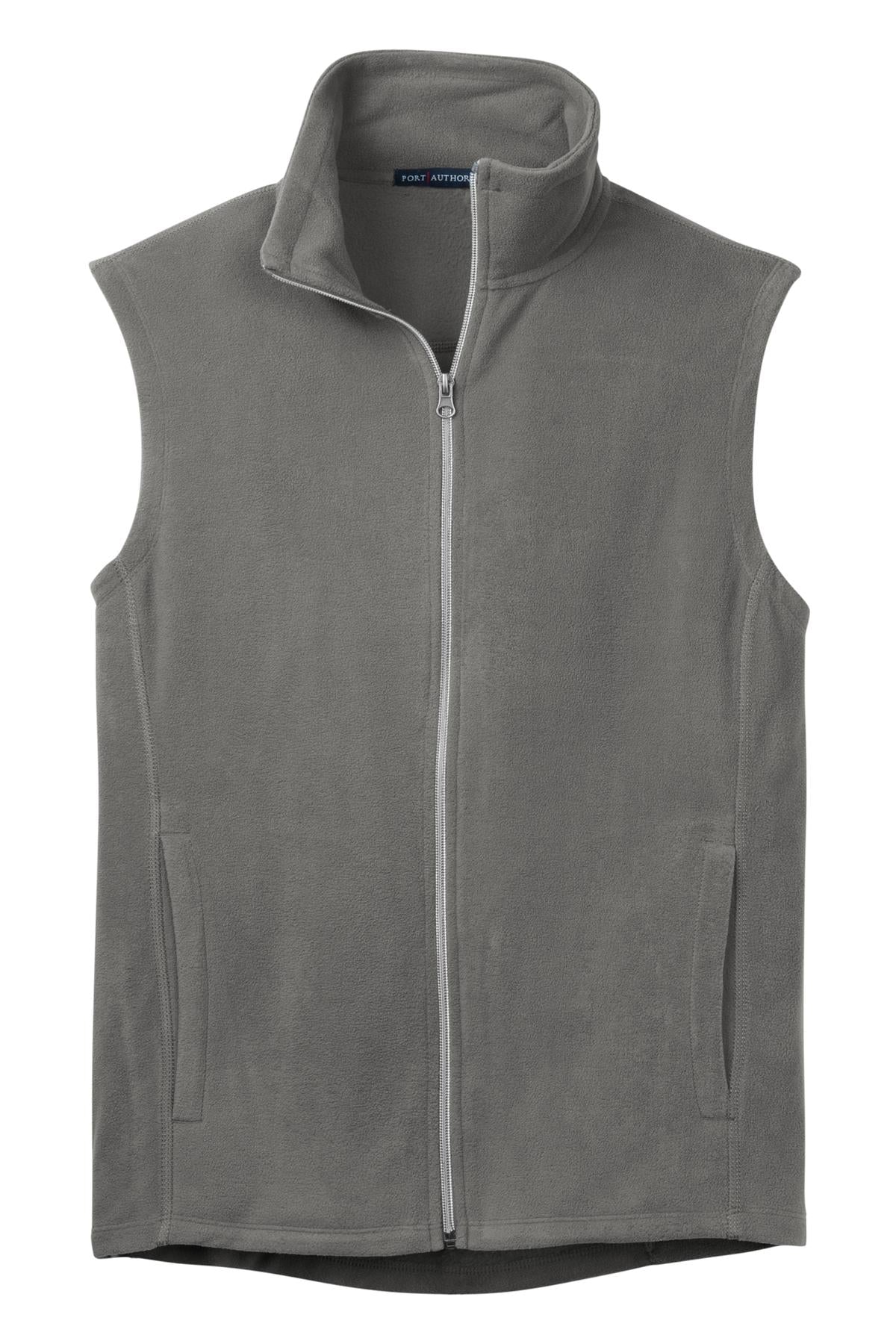 Port Authority Microfleece Vest. F226 Pearl Grey