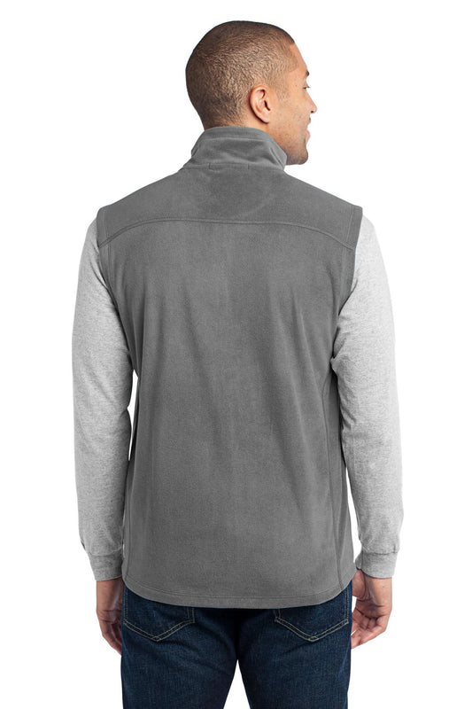 Port Authority Microfleece Vest. F226 Pearl Grey