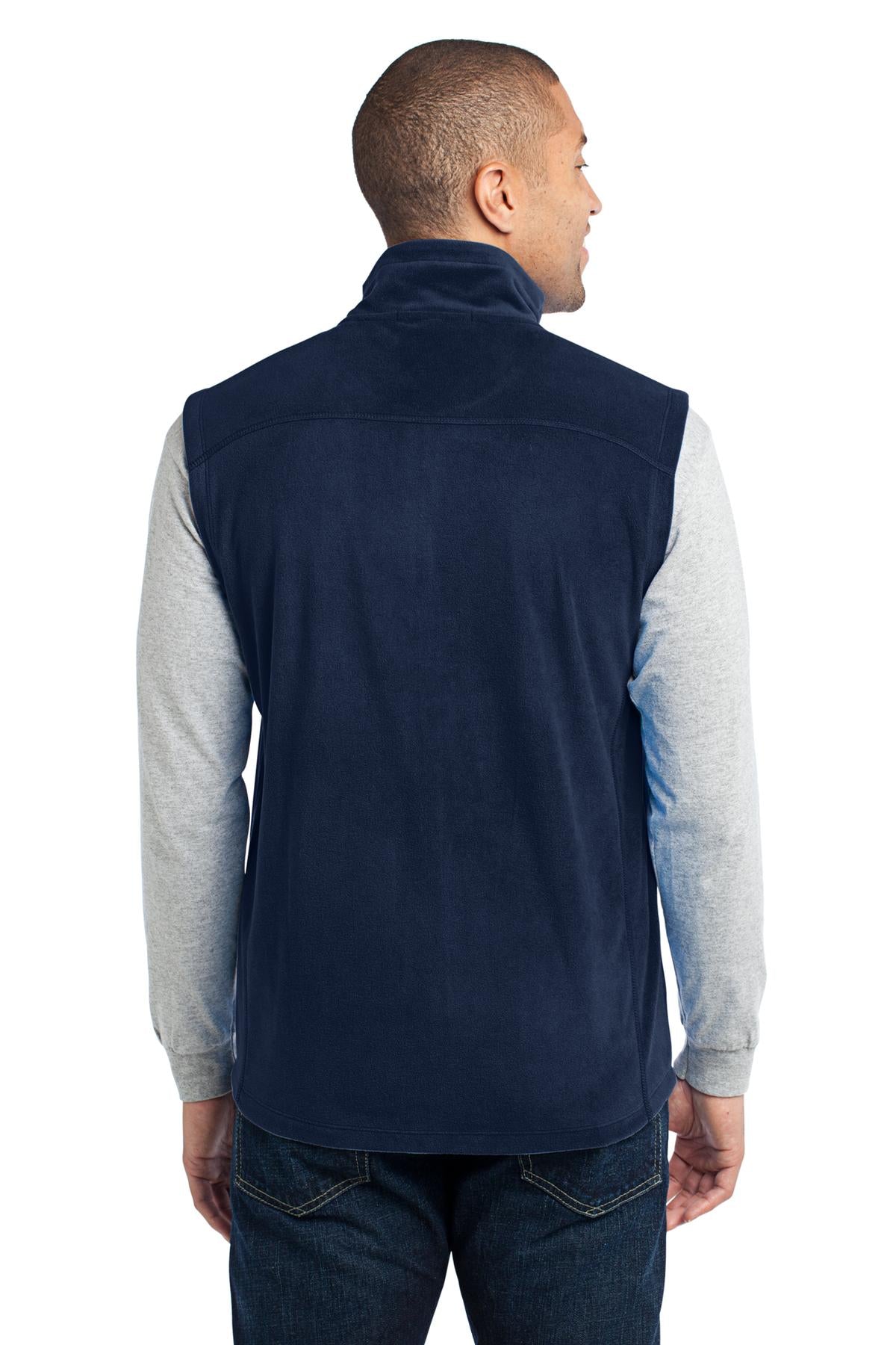 Port Authority Microfleece Vest. F226 True Navy
