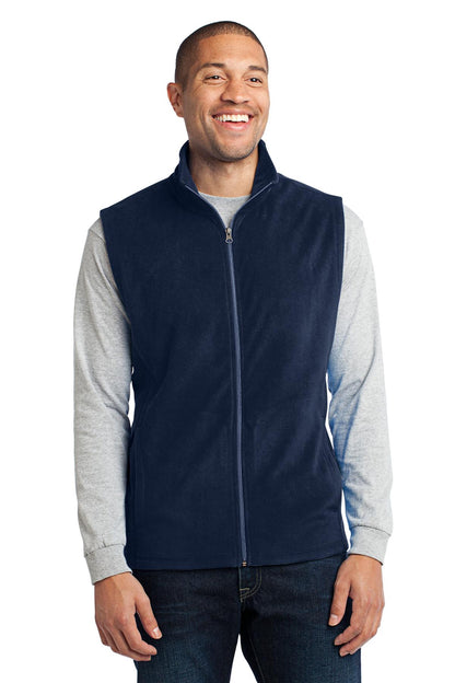 Port Authority Microfleece Vest. F226 True Navy