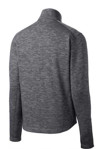 Port Authority Digi Stripe Fleece Jacket. F231 Black