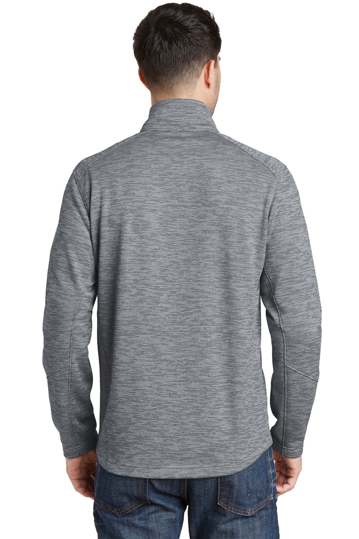 Port Authority Digi Stripe Fleece Jacket F231 Grey