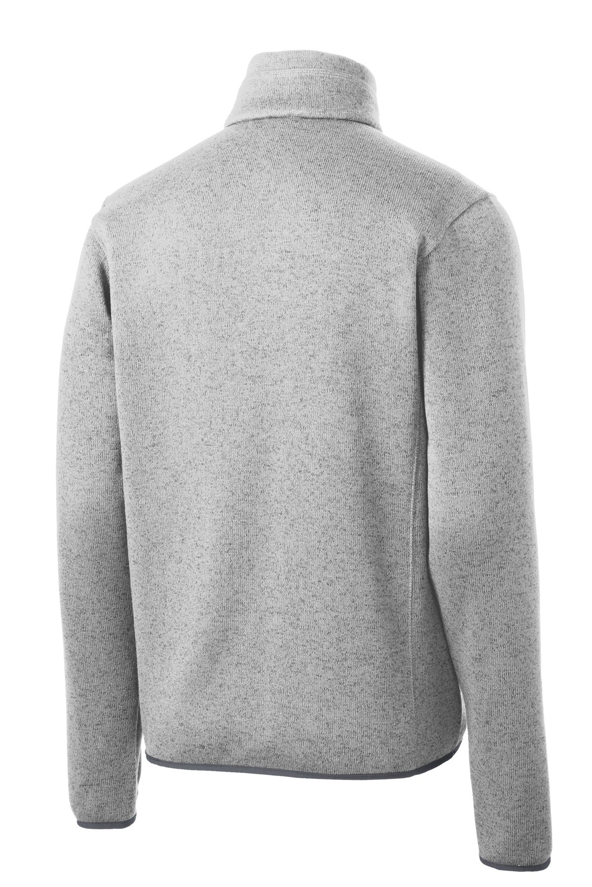 Port Authority Sweater Fleece Jacket. F232 Grey Heather