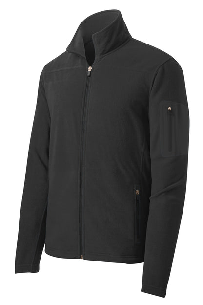 Port Authority Summit Fleece Full-Zip Jacket. F233 Black/ Black