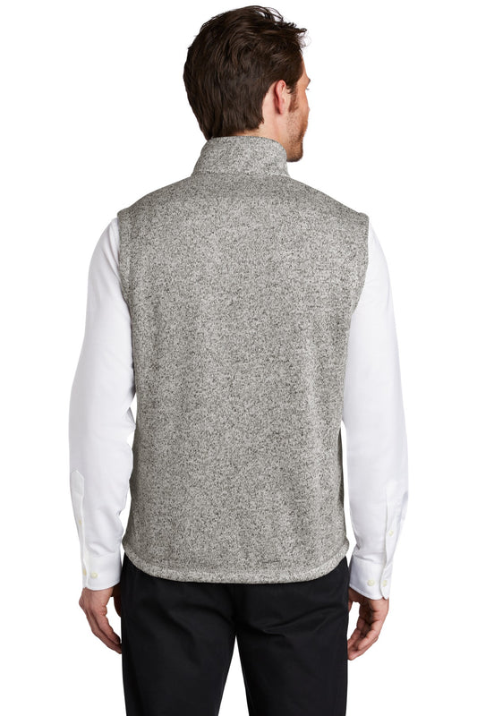 Port Authority  Sweater Fleece Vest F236 Grey Heather