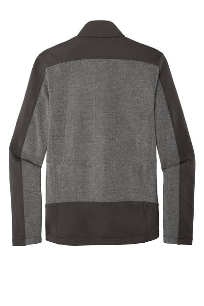 Port Authority  Grid Fleece Jacket. F239 Grey Smoke Heather/ Grey Smoke