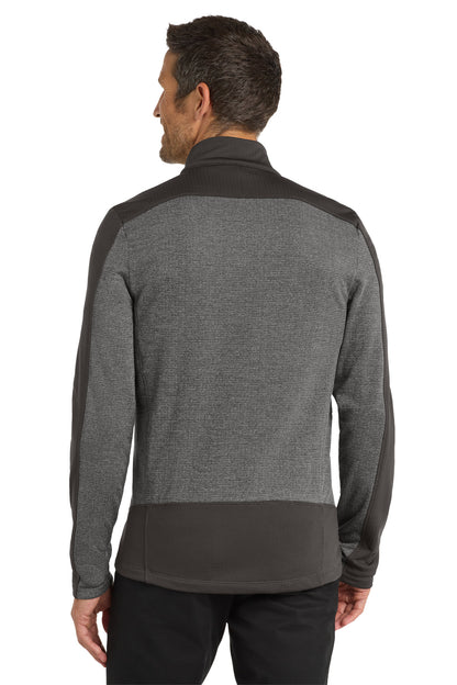 Port Authority  Grid Fleece Jacket. F239 Grey Smoke Heather/ Grey Smoke