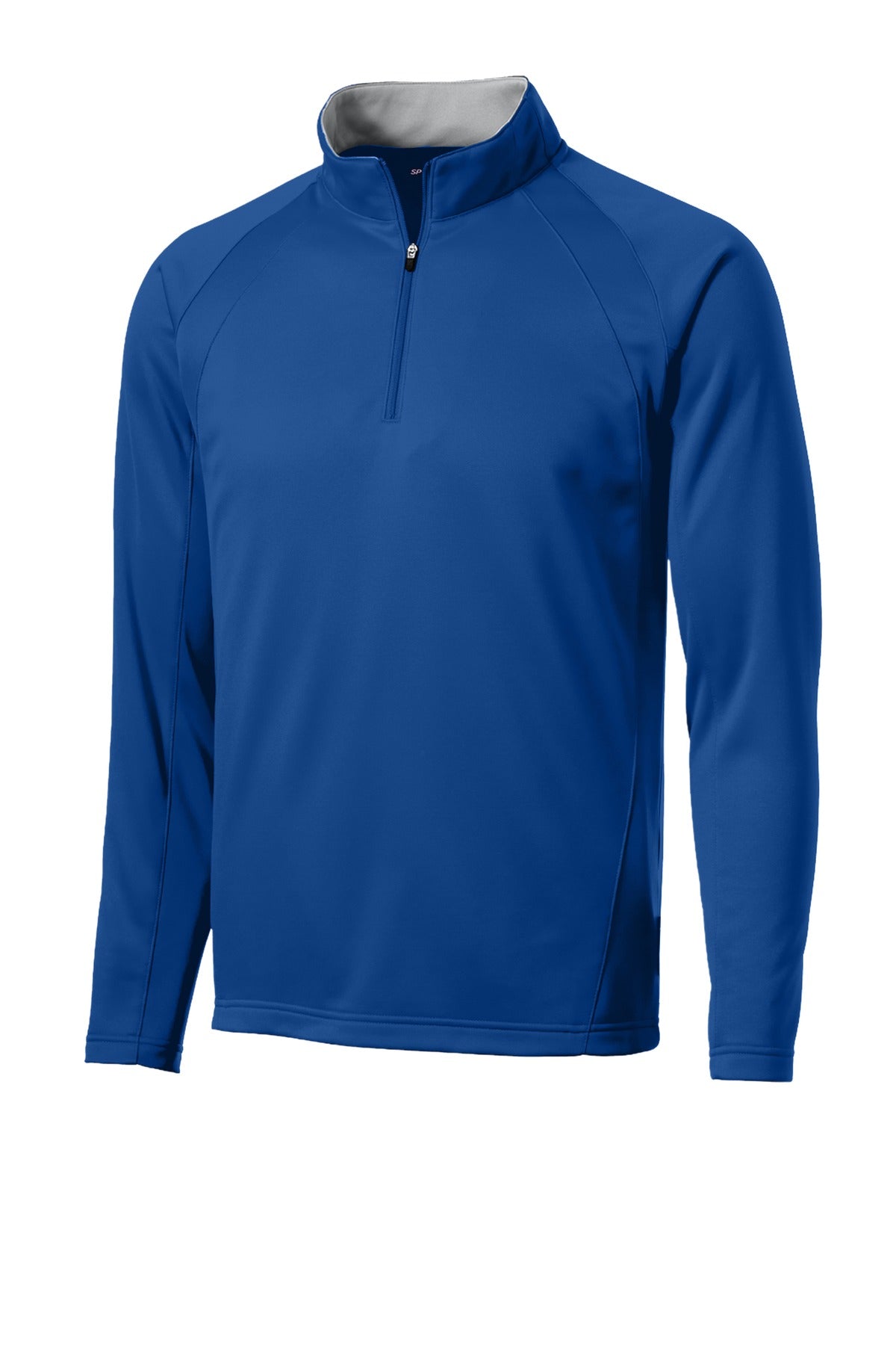 Sport-Tek Sport-Wick Fleece 1/4-Zip Pullover.  F243 True Royal/ Silver