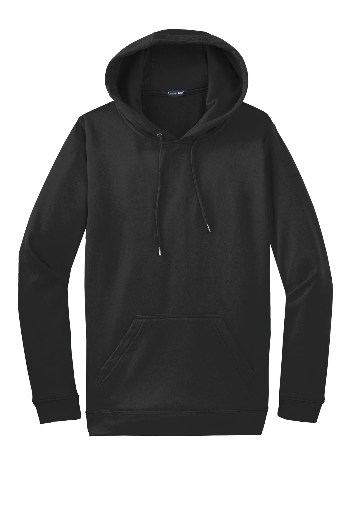 Sport-Tek Sport-Wick Fleece Hooded Pullover.  F244 Black