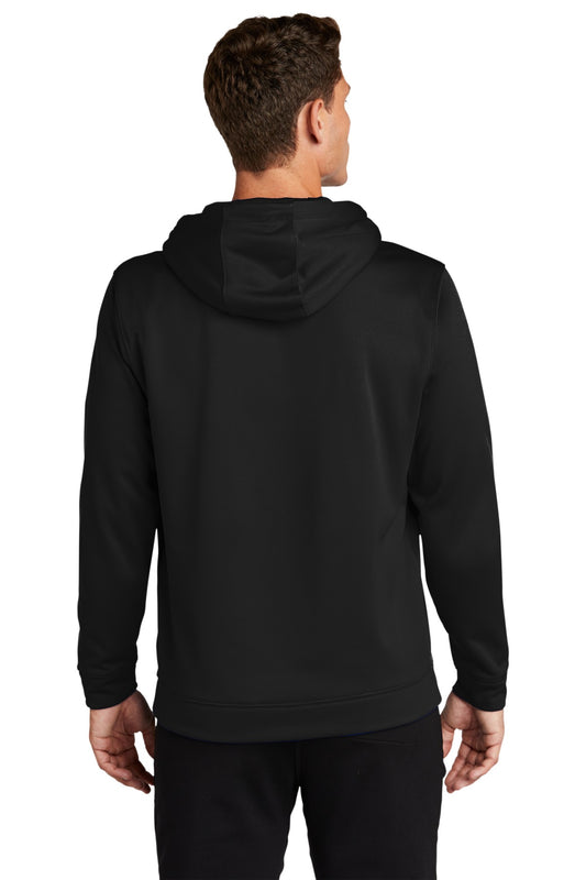 Sport-Tek Sport-Wick Fleece Hooded Pullover.  F244 Black