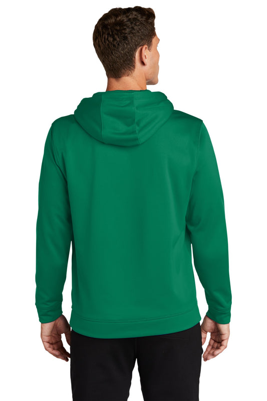 Sport-Tek Sport-Wick Fleece Hooded Pullover.  F244 Kelly Green