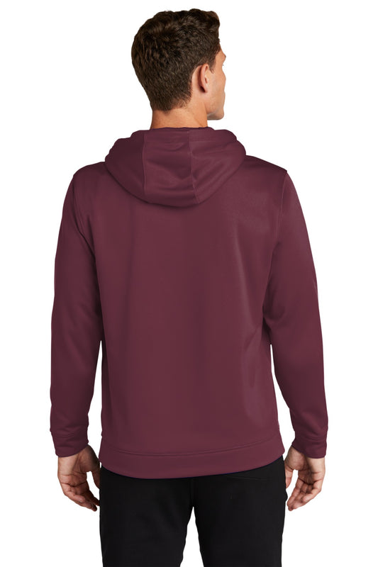 Sport-Tek Sport-Wick Fleece Hooded Pullover.  F244 Maroon