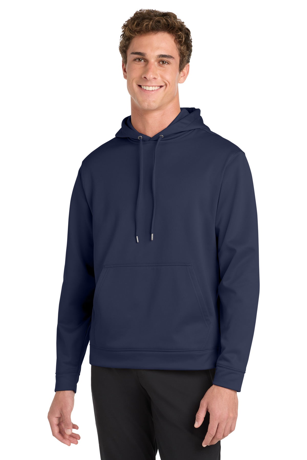 Sport-Tek Sport-Wick Fleece Hooded Pullover F244 Navy