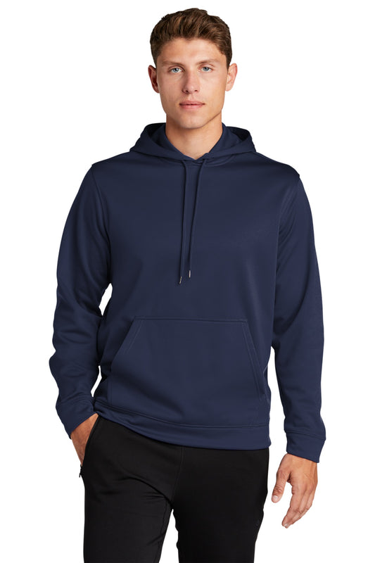 Sport-Tek Sport-Wick Fleece Hooded Pullover.  F244 Navy
