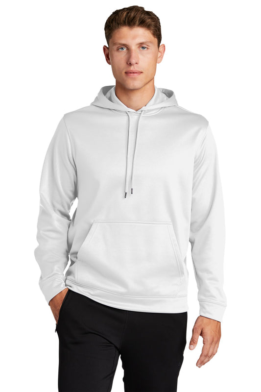 Sport-Tek Sport-Wick Fleece Hooded Pullover.  F244 White
