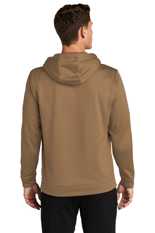 Sport-Tek Sport-Wick Fleece Hooded Pullover.  F244 Woodland Brown