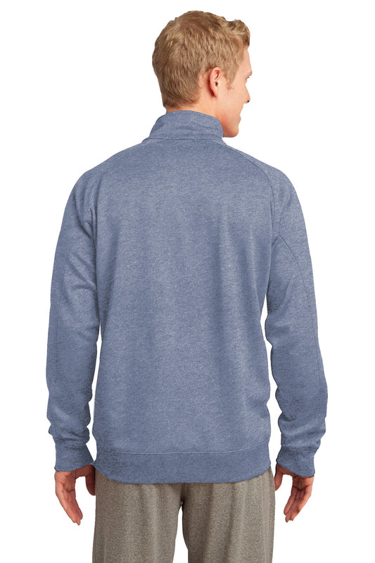 Sport-Tek Tech Fleece 1/4-Zip Pullover. F247 Grey Heather