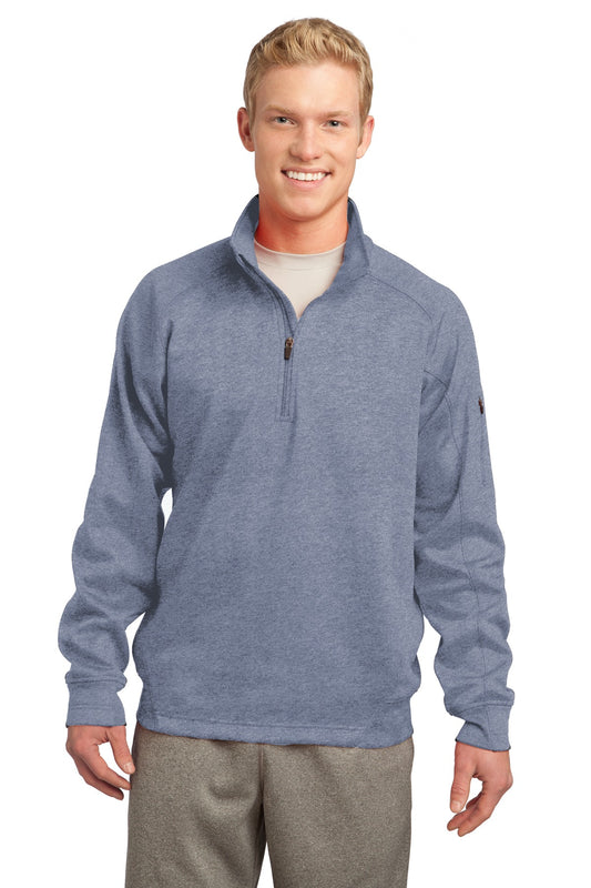 Sport-Tek Tech Fleece 1/4-Zip Pullover. F247 Grey Heather
