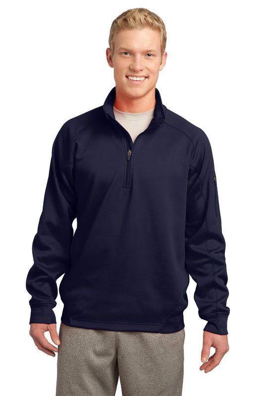Sport-Tek Tech Fleece 1/4-Zip Pullover. F247 True Navy