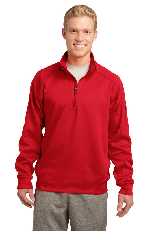 Sport-Tek Tech Fleece 1/4-Zip Pullover. F247 True Red