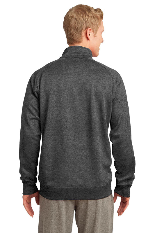 Sport-Tek Tech Fleece 1/4-Zip Pullover. F247 Graphite Heather