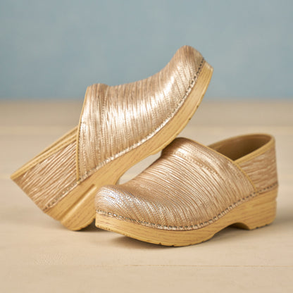 Dansko Professional Gold Weave Classic Clog