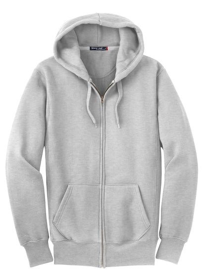 Sport-Tek Super Heavyweight Full-Zip Hooded Sweatshirt.  F282 Athletic Heather
