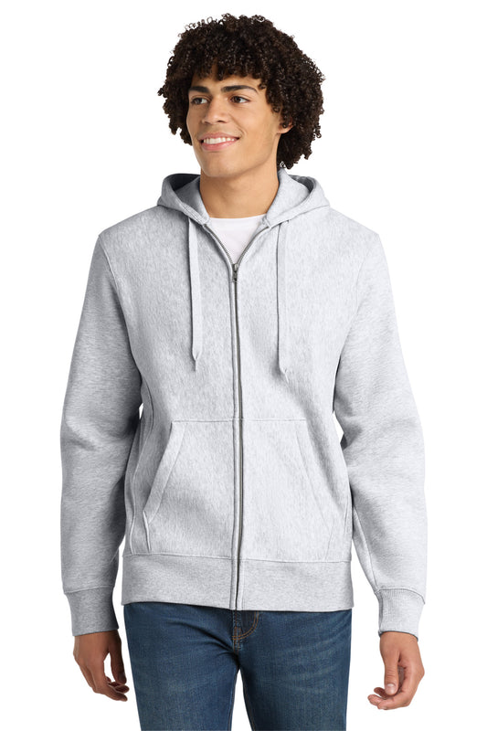 Sport-Tek Super Heavyweight Full-Zip Hooded Sweatshirt F282 Athletic Heather