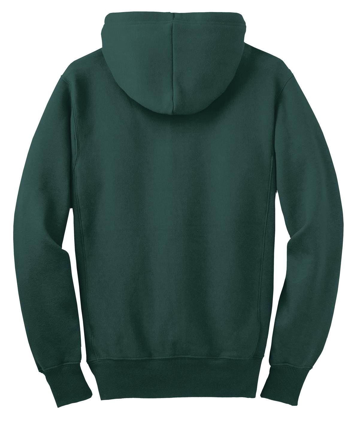Sport-Tek Super Heavyweight Full-Zip Hooded Sweatshirt.  F282 Dark Green
