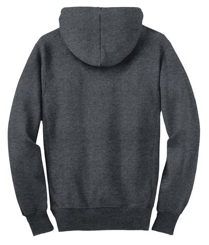 Sport-Tek Super Heavyweight Full-Zip Hooded Sweatshirt.  F282 Graphite Heather