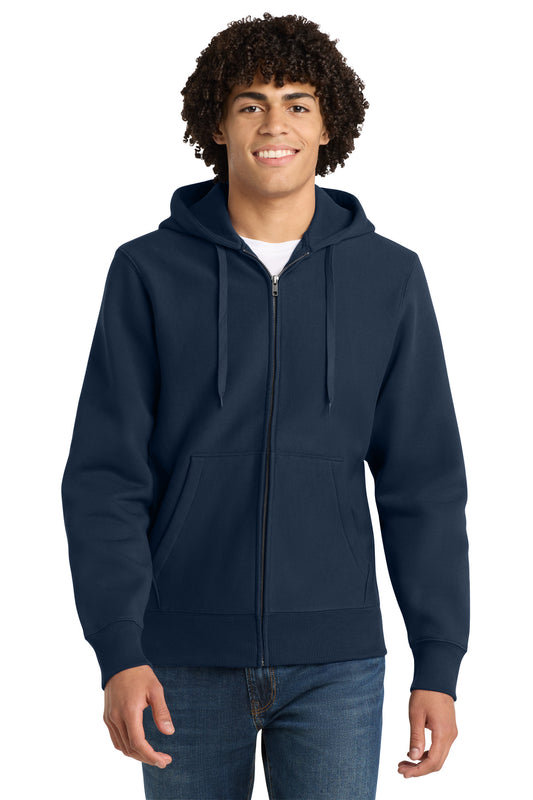 Sport-Tek Super Heavyweight Full-Zip Hooded Sweatshirt F282 True Navy