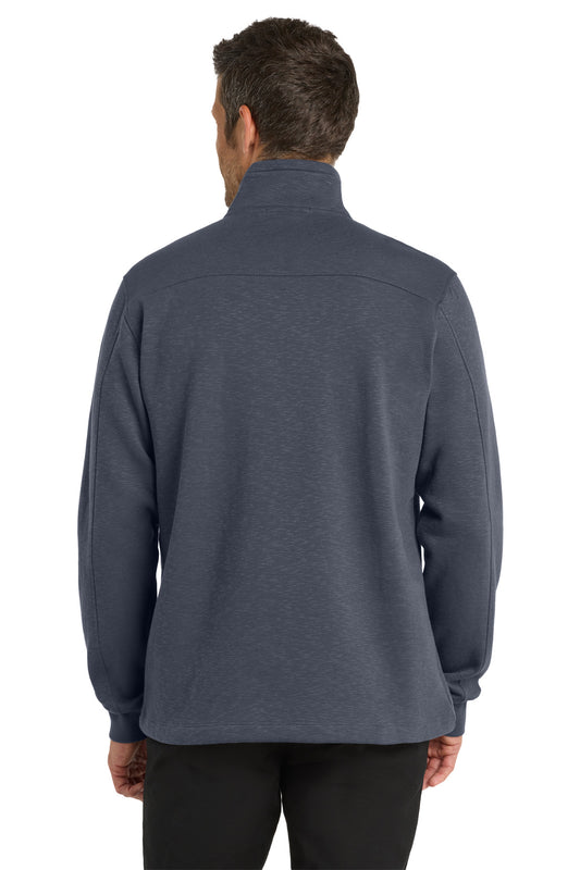 Port Authority Slub Fleece 1/4-Zip Pullover. F295 Slate Grey